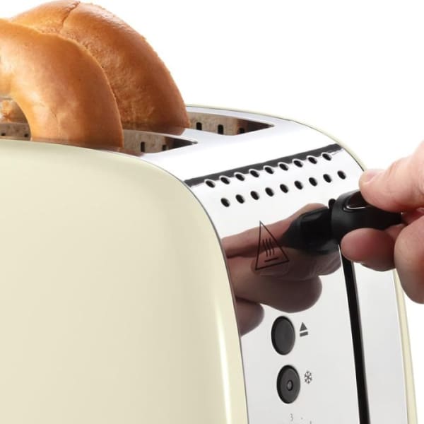 Grille Pain RUSSELL HOBBS 1670W Crème(26551-56) Grille Pain RUSSELL HOBBS 1670W Crème(26551-56)